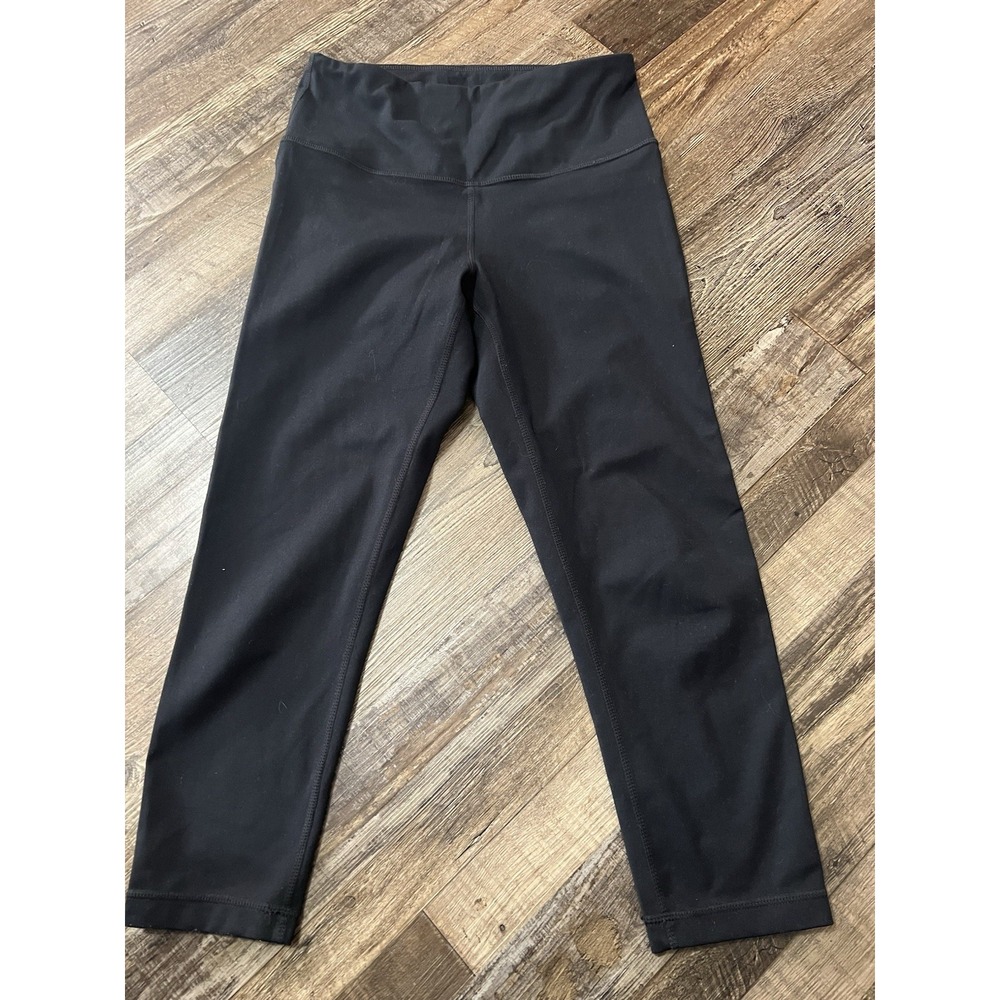 Z By Zella Capri Leggings Women Size S Black Pull On Stretch Workout Crop Pants